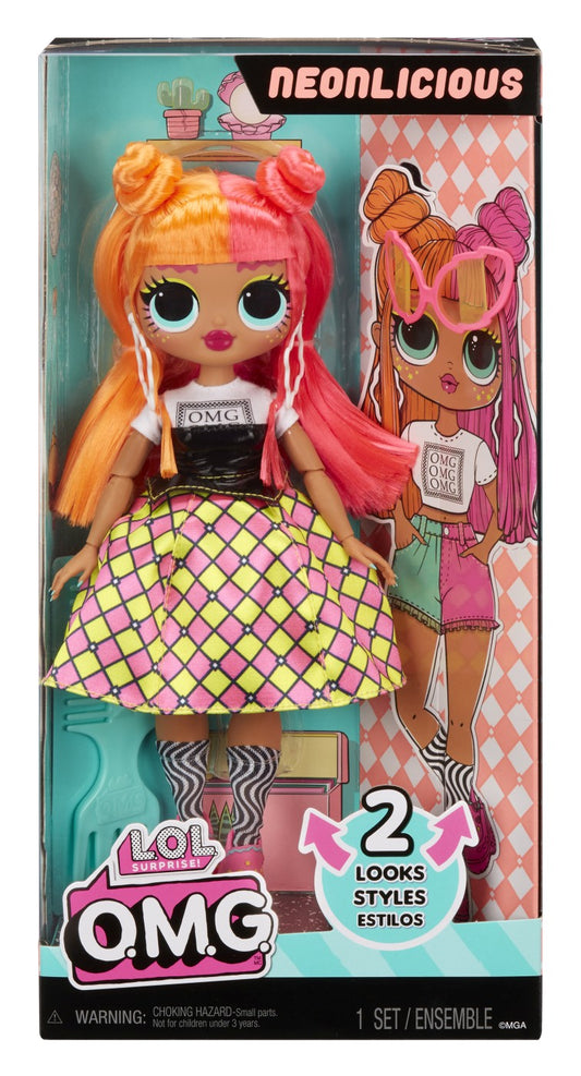 L.O.L. SURPRISE! OMG NEONLICIOUS PAPUSA FASHIONISTA CU - Neonlicious [ps:8a879f86-70fd-487d-bde1-d3608c1671ef]