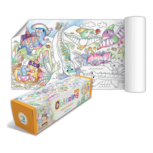 Poster de Colorat Dinozauri Dodo Toys, 70 x 16 cm - Default Title [ps:1598a855-23a0-4bd0-9028-81631465844c]