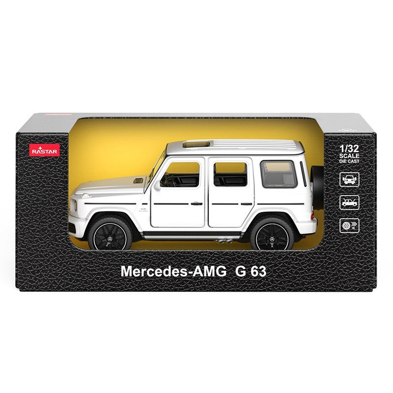 MASINUTA METALICA MERCEDED BENZ AMG G63 ALB SCARA 1 LA - Alb [ps:352590bb-c3d0-4c4b-8094-e6c64f4dac3a]