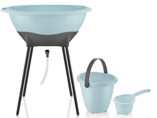 Set cadita de baie BabyJem Elegant (Culoare: Turcoaz) [ps:93ad13bf-e274-44a8-bdfd-8b11a2ff41f2]