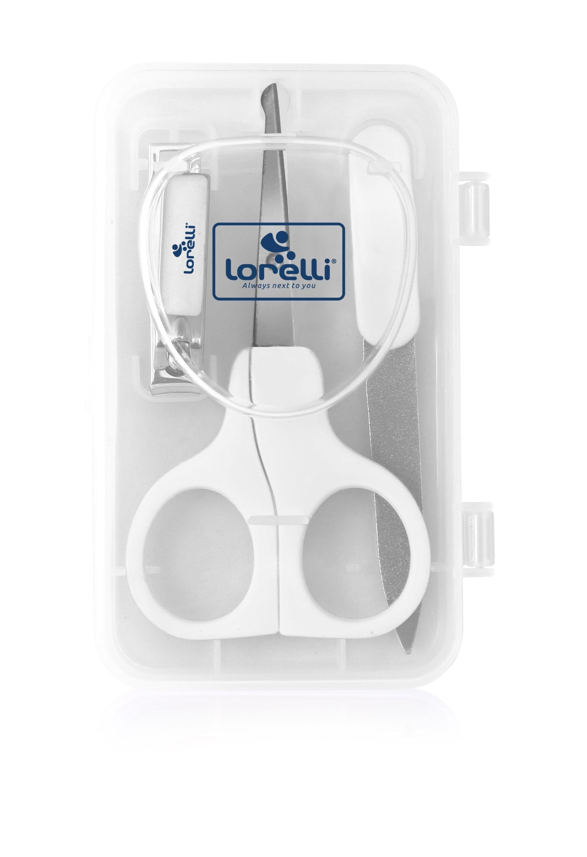 Set Manichiura Bebe Lorelli, 3 Piese cu Suport, Alb - alb [ps:645dd9fa-5891-4ef9-8108-9894736f7e8d]