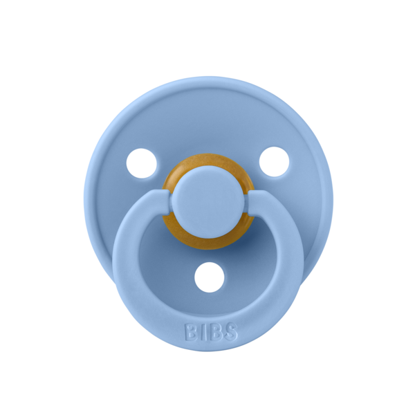 Suzetă BIBS Colour Latex, Tetină Simetrică, 0 luni - Sand - Sky Blue [ps:8cf20e02-c49b-46dc-8304-1cfe4f629d75]