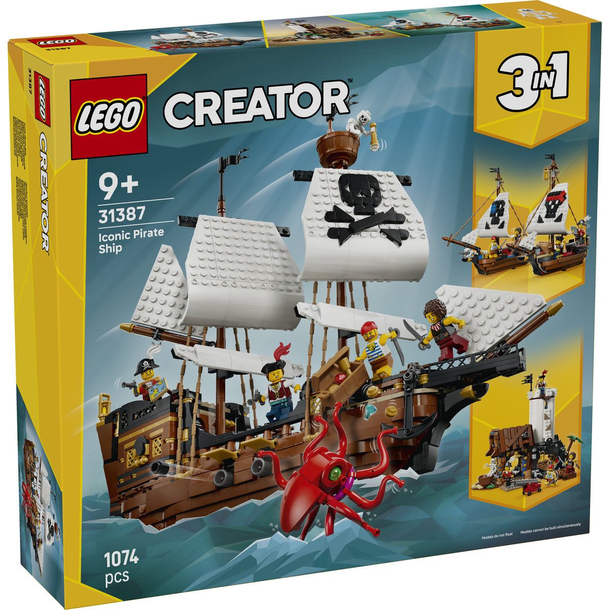 LEGO Creator Corabie de Pirati Emblematica 31387 | infant.ro - Default Title [ps:e0915f49-b1be-49c7-907e-8602d2aa3345]