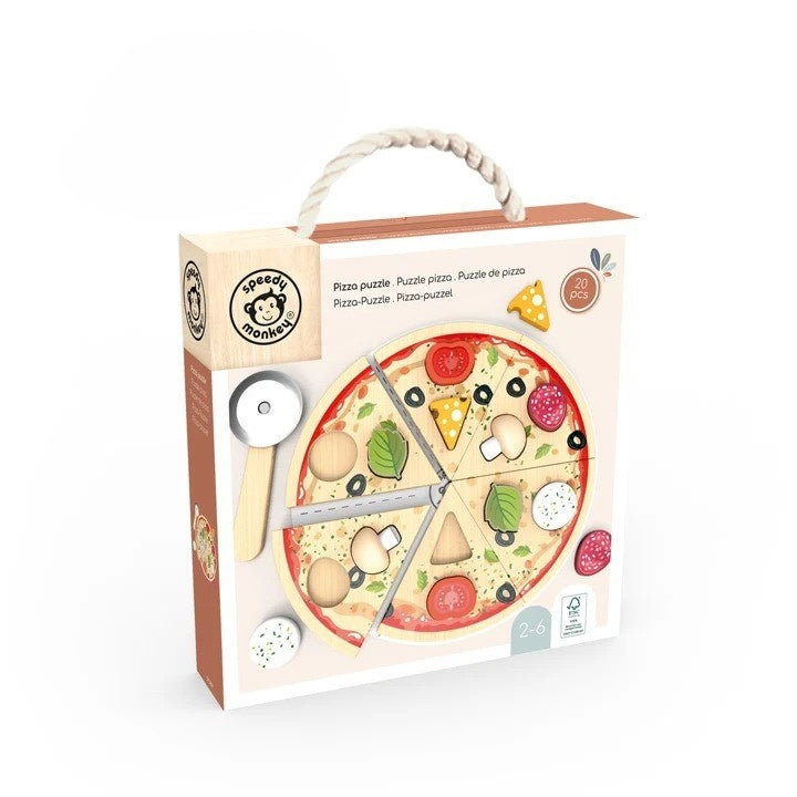 Puzzle Lemn Pizza Speedy Monkey - Jucărie Educativă - Default Title [ps:eb9b4df5-1c4e-4aad-baf8-e6668af2fd3a]