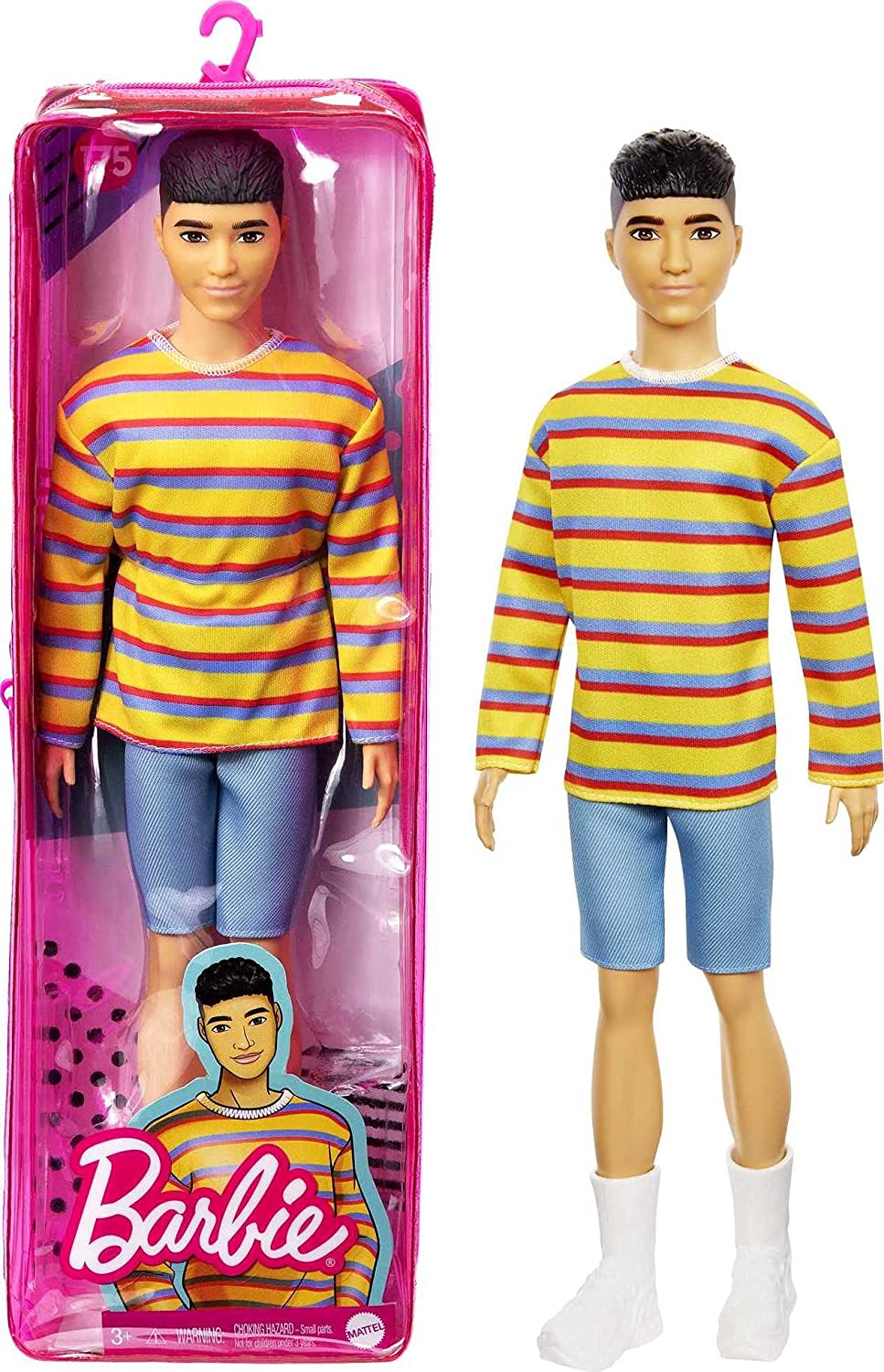 PAPUSA BAIAT FASHIONISTAS CU CAMASA SI PAPION Mattel - Pulover supradimensionat [ps:1ef4b96d-5876-450a-afa7-a988274010e2]