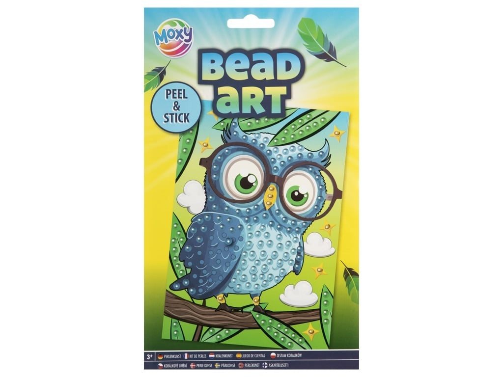 Set Mozaic cu Margele Bead Art Bufniță A5, Moxy - Default Title [ps:87ed5f47-0e80-42fd-8df8-53b7087caba8]