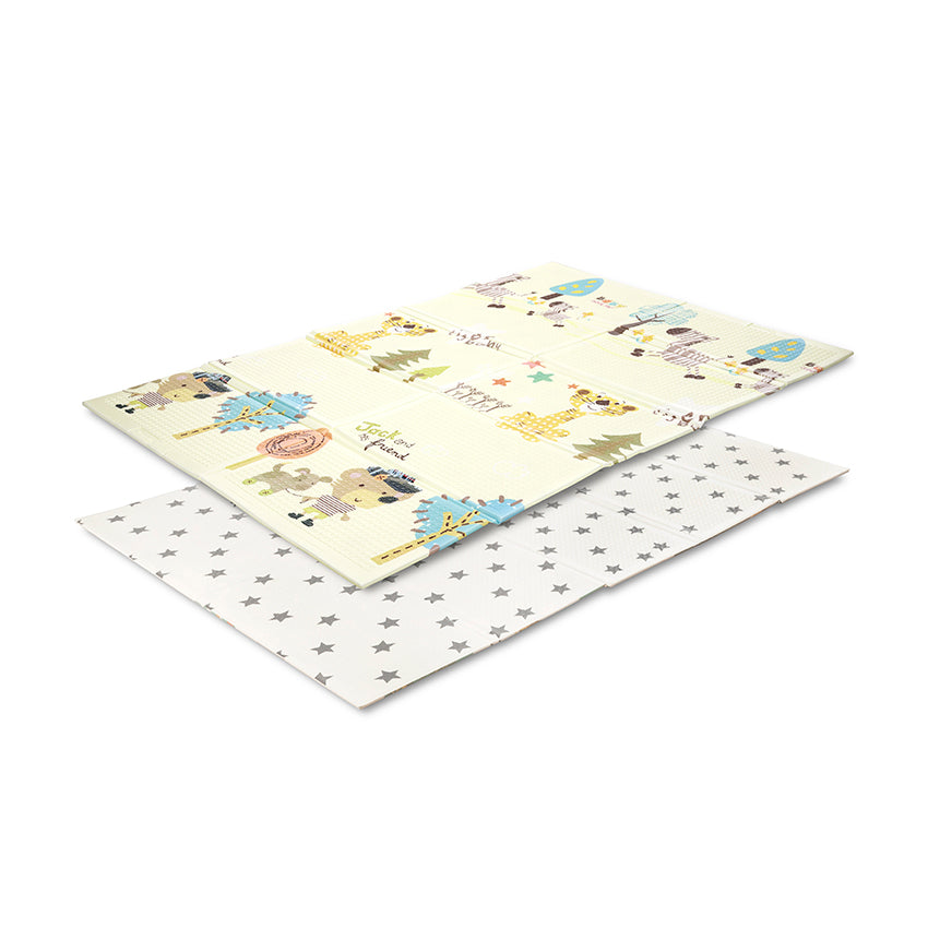 Covoras de joaca termic pentru copii, din spuma XPE, design cu doua fete, pliabil, 120 x 180 cm [ps:91c68362-e34f-447d-93d8-ffe92b2335e0]