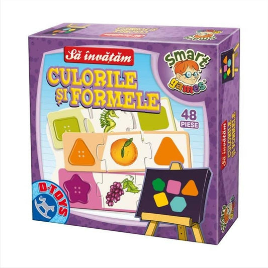 D-TOYS Culori și Forme - Joc Educativ pentru Copii - Default Title [ps:b55455c6-5d12-4eaf-9c42-0b0e5effa45f]