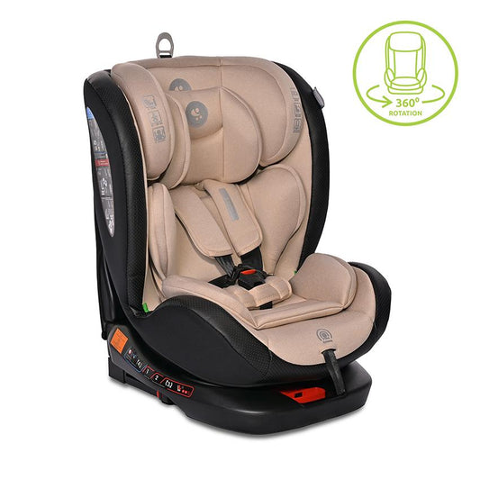 Scaun Auto Lorelli Ares i-Size, Rotativ, 0-12 ani, Pink - Beige/Black [ps:ef483bc3-15c2-4f41-958e-160ccce84181]