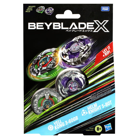 BEYBLADE X PACHET DUO YELL KONG 3-60GB SI HELM KNIGHT 5-80T [ps:ca9bd303-3e99-4b18-ad1f-f8eaaf63632f]