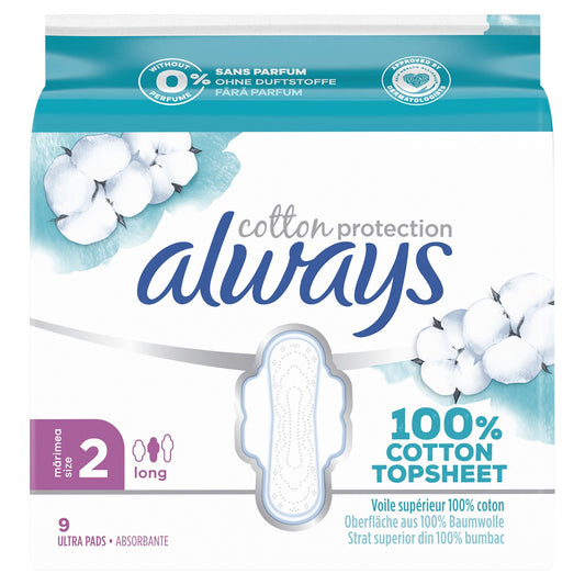 Always Cotton Protection Ultra, Mărimea 2, 9 buc - Default Title [ps:a83143df-4785-408d-9273-304faeb60f61]