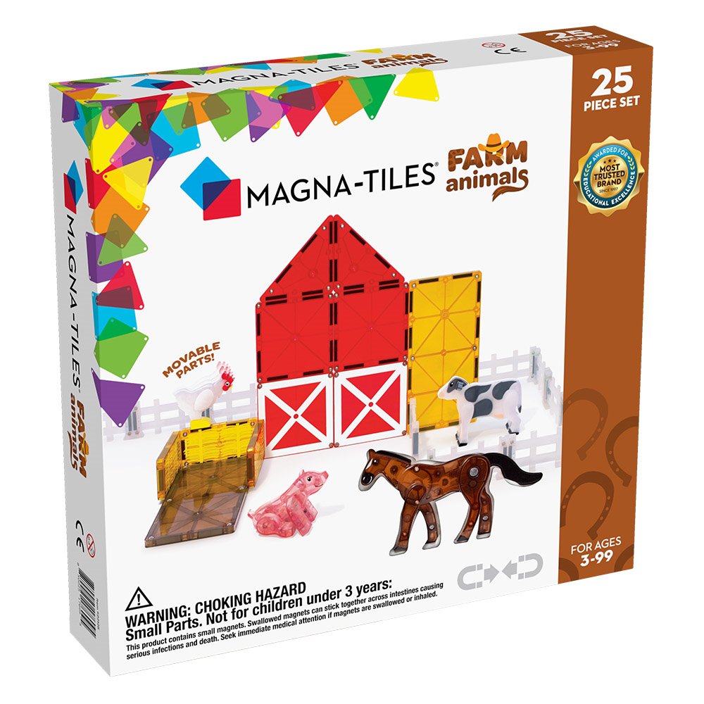 MAGNA-TILES Farm Animals - Set Magnetic de Construcție - Default Title [ps:d2bd1140-c66a-4706-963a-0863b2297b06]