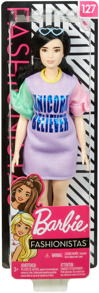PAPUSA BARBIE FASHIONISTA CU ROCHITA UNICORN BELIEVER [ps:345fc46a-8d21-410d-a900-6330b319a55d]