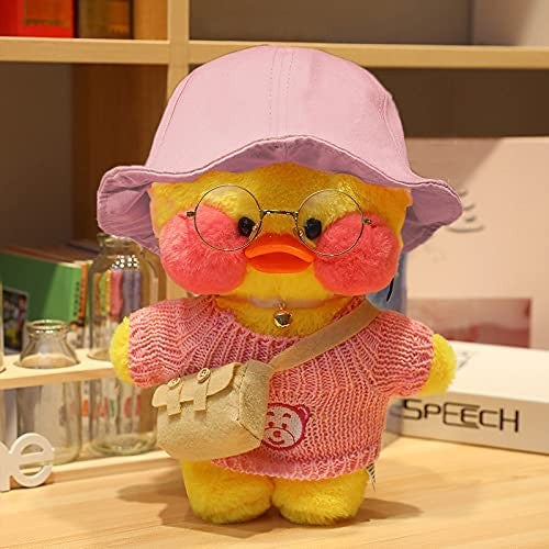 Rățușcă de Plus Lalafanfan Flippy cu Accesorii, Galben - Galben [ps:67890b3b-6f0b-4fa0-9cbd-9e3ab2cd44c6]
