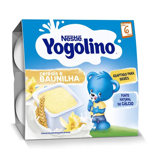 NESTLE Yogolino, gustare, cu cereale si vanilie 4x100 g [ps:e77997fc-0e7f-4fa3-8b28-0585c4b90dd0]