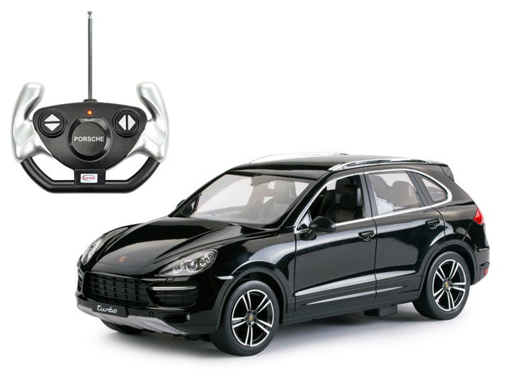 MASINA CU TELECOMANDA PORSCHE CAYENNE TURBO NEGRU CU - Negru [ps:012454fa-d671-4409-baa3-dce55ca2eb46]
