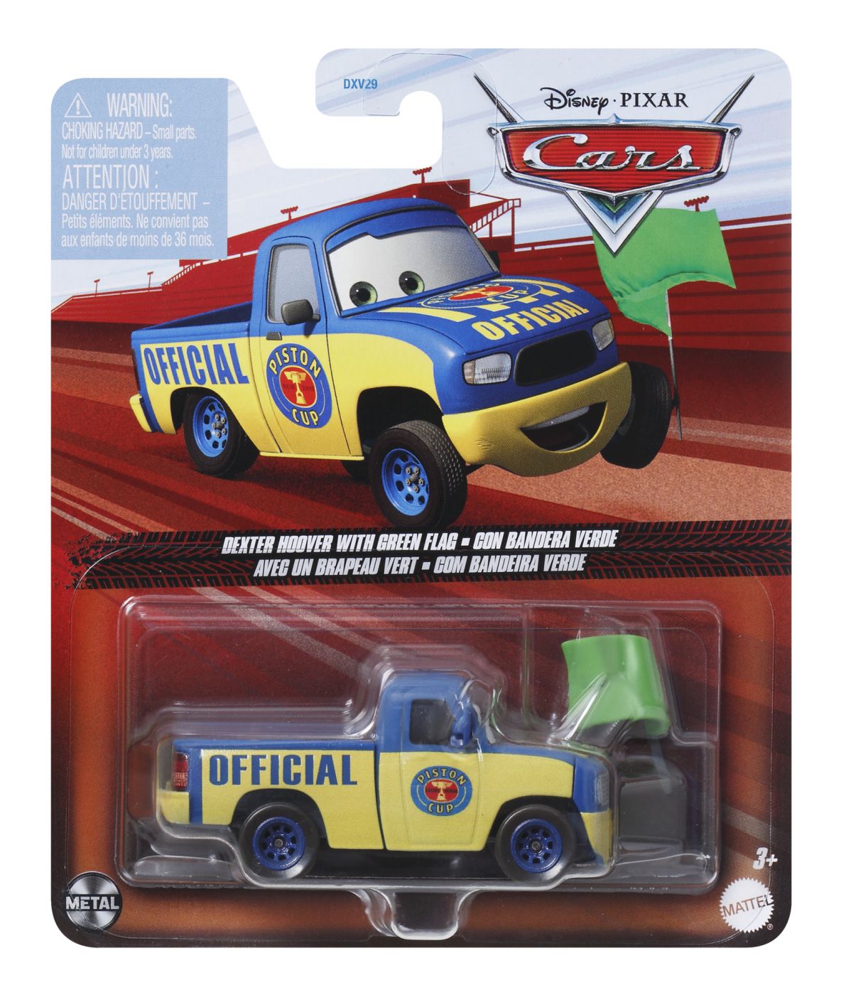 MASINUTA METALICA CARS3 PERSONAJUL DEXTER HOOVER CU STEAG VERDE [ps:0c71beb8-11cf-4efb-b4e9-e2a21d6ac679]