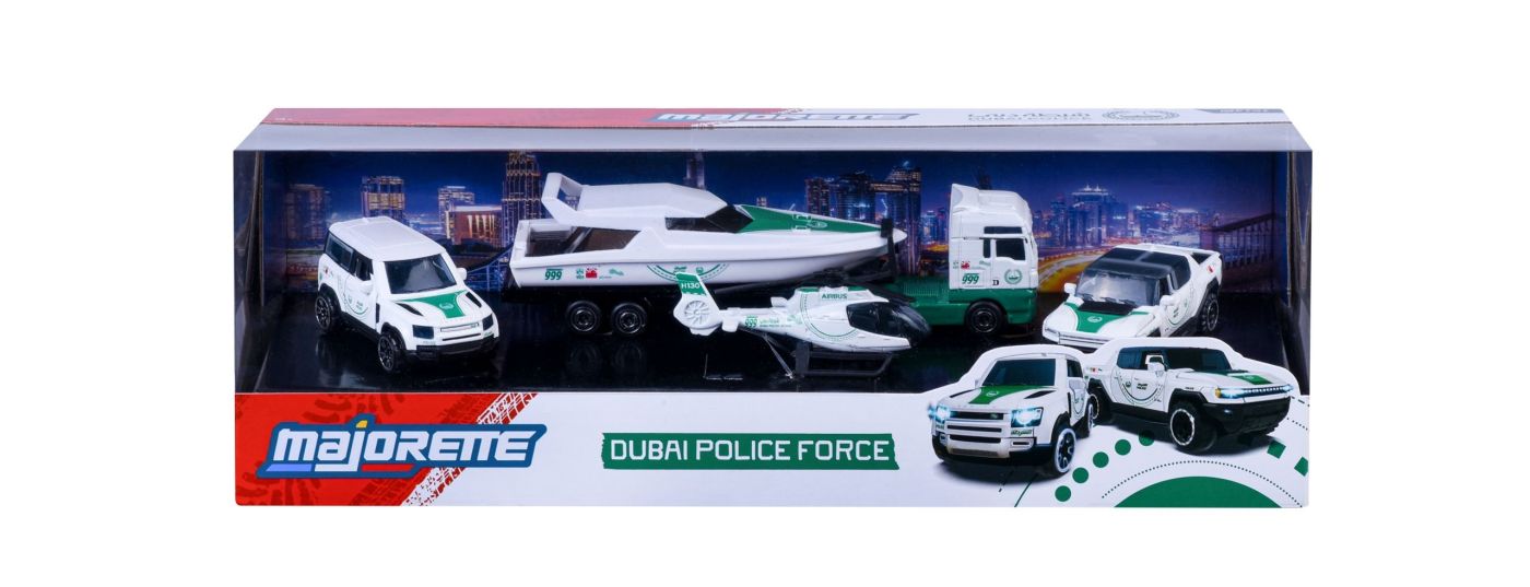 MAJORETTE SET 4 MASINUTE DE POLITIE DUBAI METALICE - Default Title [ps:f1c68d46-7c49-4e57-acff-3ea621214136]
