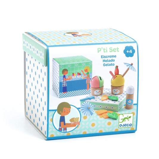 Joc de rol Gelateria din lemn Djeco - Jucărie Creativă - Default Title [ps:aebb80f3-6047-46fc-a176-e4fbc13040b2]