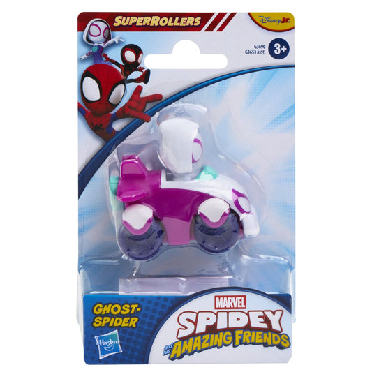 Marvel Super Rollers Ghost Spider cu Vehicul Hasbro - 5.5cm - Default Title [ps:4c5933ef-0e8b-4721-9043-86f3e016c2bb]