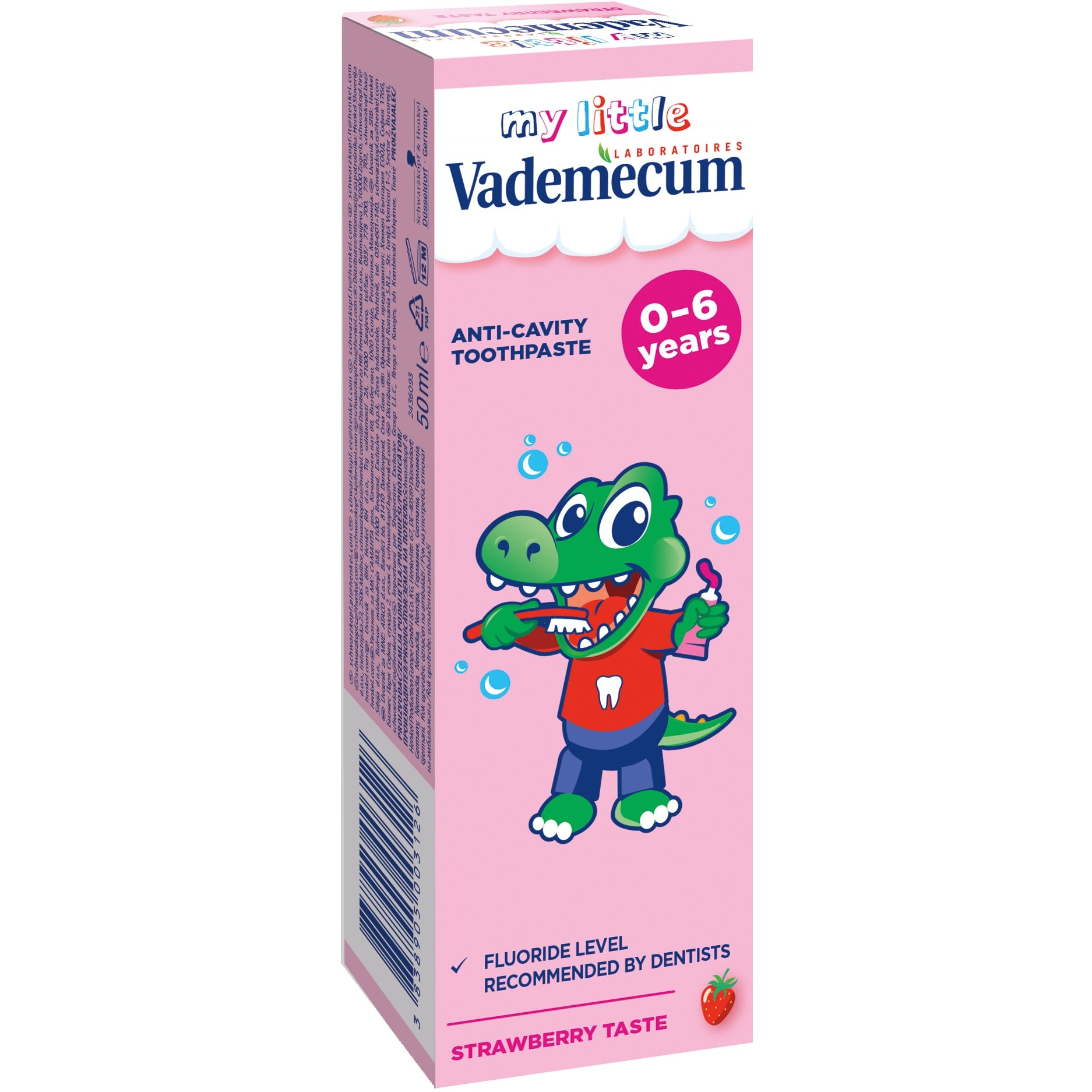 PASTA DE DINTI COPII CAPSUNI 50ML VADEMECUM (VDMCOPIICAPS50) - Capsuni [ps:489ee510-5440-45cf-b593-0eb06fcbe1b6]