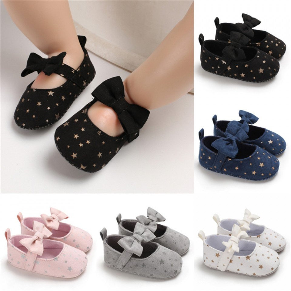 Balerini bebelus cu stelute Drool (Culoare: Roz, Marime: 12-18 Luni) [ps:68422d62-9f18-44b7-a073-44de85869870]