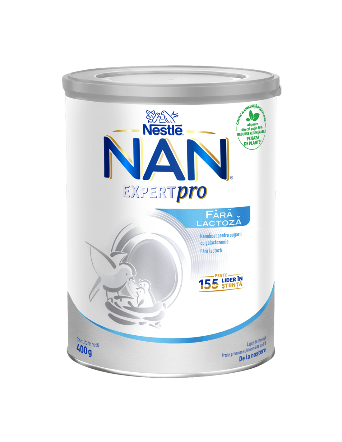 NESTLE NAN Lactose Free, lapte praf, fara lactoza, 400 g [ps:e4859780-3933-4f7f-81c1-18aa2d4369e5]