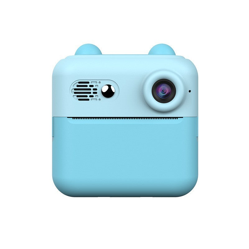 Camera Instantanee Copii Flippy, Model Iepure, Roz - Albastru [ps:585074ae-bdac-4447-8f63-c4b7b3e2e6e1]