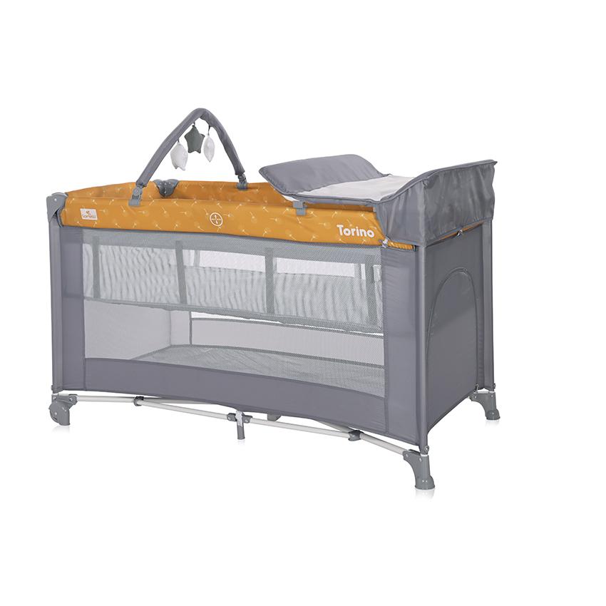 Patut pliabil Torino Plus, 2 nivele cu accesorii [ps:3c7768c6-6641-451f-bf78-417083686e01]