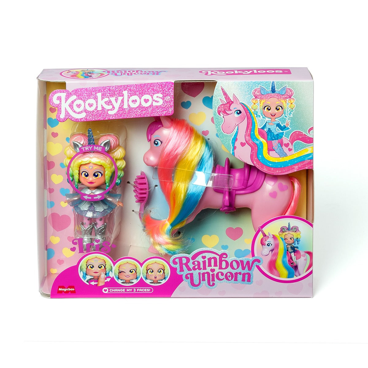 KOOKYLOOS, set de joaca, Unicorn Curcubeu [ps:7add8fa2-9de7-4a5e-82c6-55d1b44eb73e]