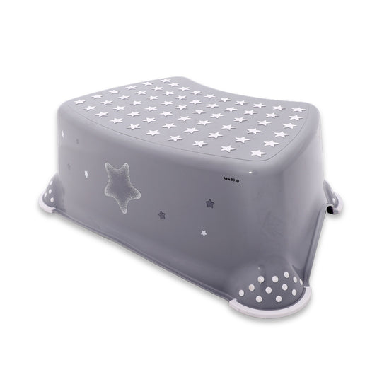 Inaltator Baie Antiderapant Lorelli, Stars White - Gri [ps:2fe6c8b6-6193-4504-917f-08de5e4149ea]