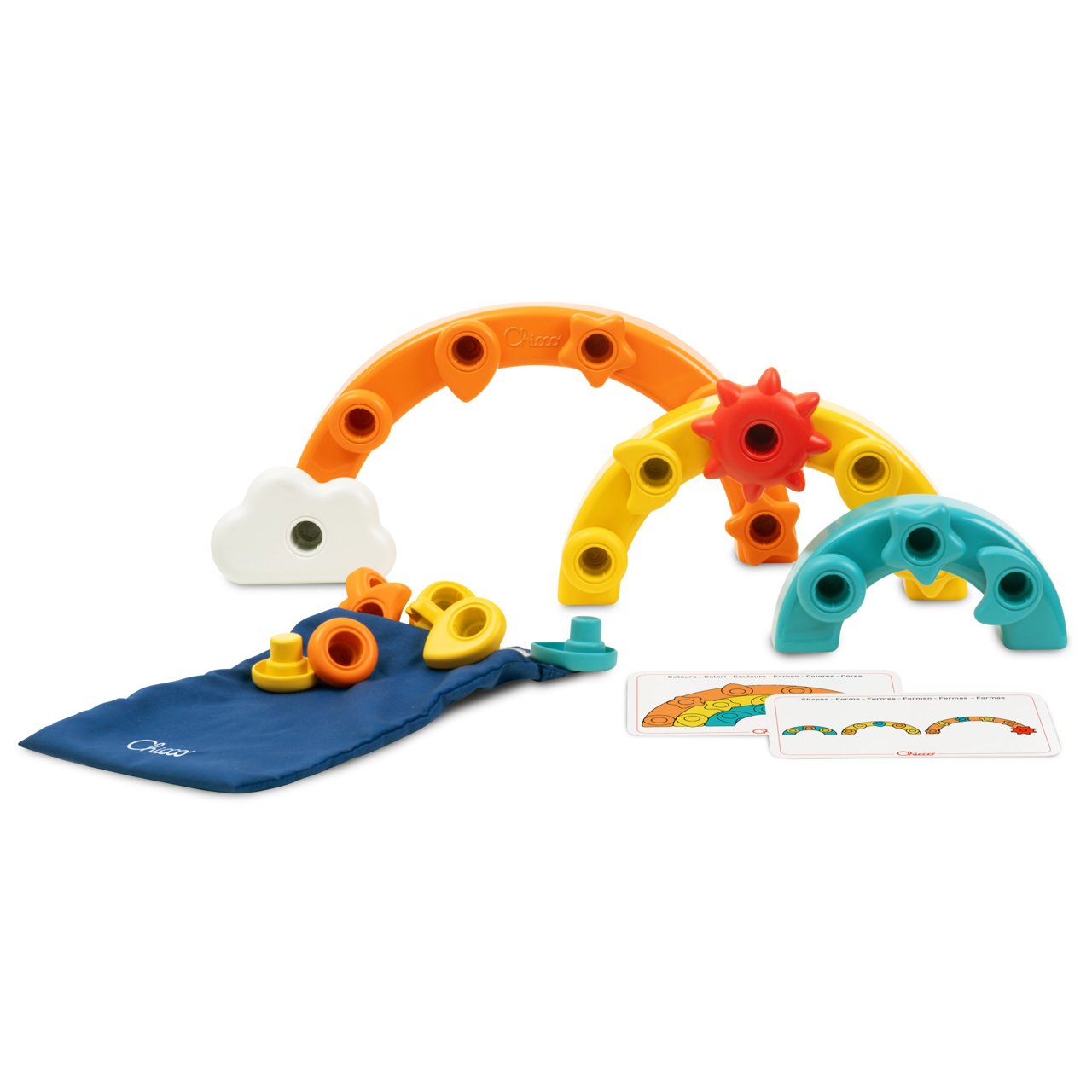 Jucarie de sortare si indemanare Chicco 2 in 1 Curcubeu, - Default Title [ps:ce7ca50b-ce83-4d72-8d45-69004e75e6ec]