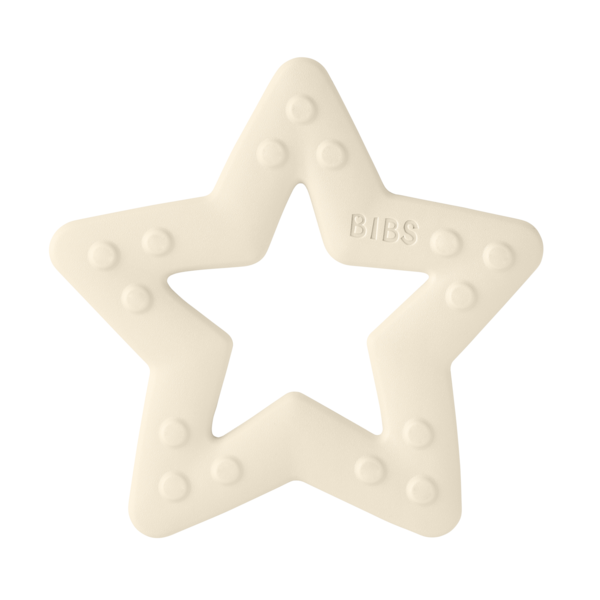 Jucărie de Dentiție Stele BIBS, Ivory - Calmare Bebeluși - Ivory [ps:002bd569-22da-47e3-aea8-ca60c4611a97]