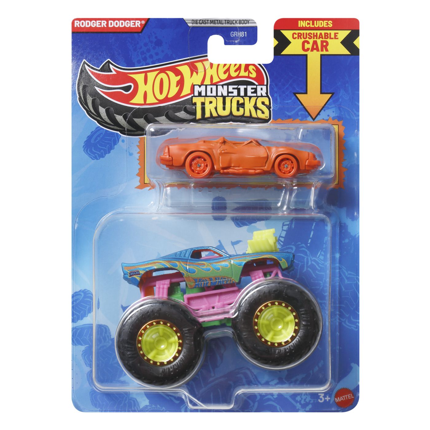 Hot Wheels Monster Truck și Mașinuță Rodger Dodger Verde - Default Title [ps:25c841ae-cbe4-4953-a11b-228084f9ef6a]