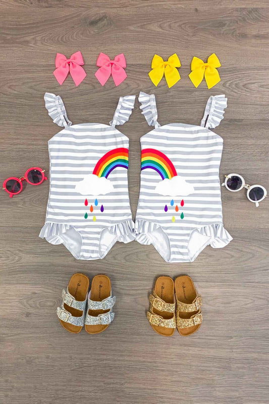 Costum de baie - Curcubeu - gemene Drool (Marime: 100) [ps:89d427bd-129b-49dd-963e-efe0492b1c7f]