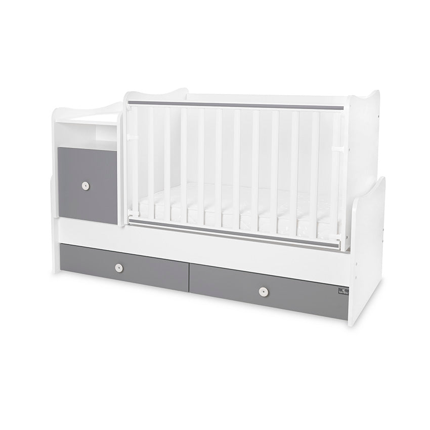 Mobilier Multifuncțional Lorelli Trend Plus - Trio White Oak - Trio White Stone Grey [ps:b4ca34ea-24b5-4685-8725-bdc6b4638c1a]