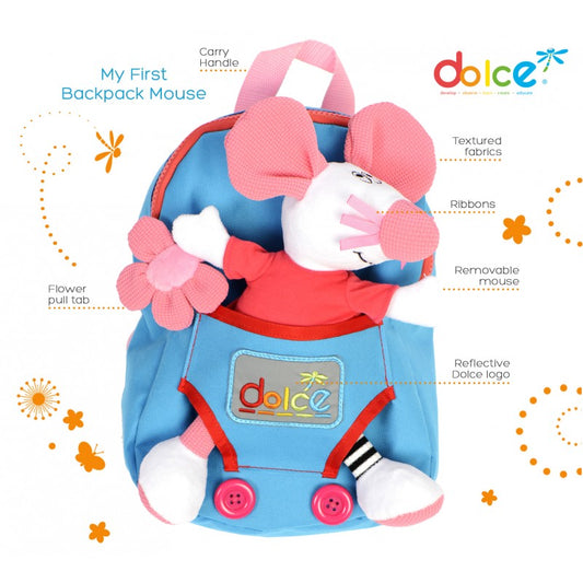 Rucsac cu jucarie soricel, Dolce [ps:8e26bea7-d5ff-4ffa-b5a9-be9ddeb490c0]