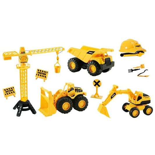 Set Vehicule de Șantier cu Accesorii și Cască Jumbo - Default Title [ps:5ec9b965-5d52-4d5c-aa67-21782623f0cf]