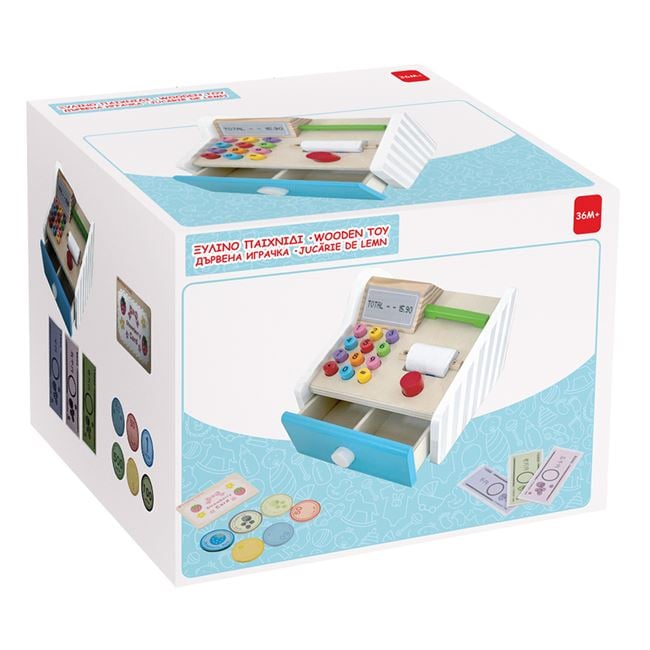 Casă de Marcat din Lemn Jumbo cu Accesorii | Jucărie - Default Title [ps:84ac6bea-e956-4901-8195-a060023198fd]