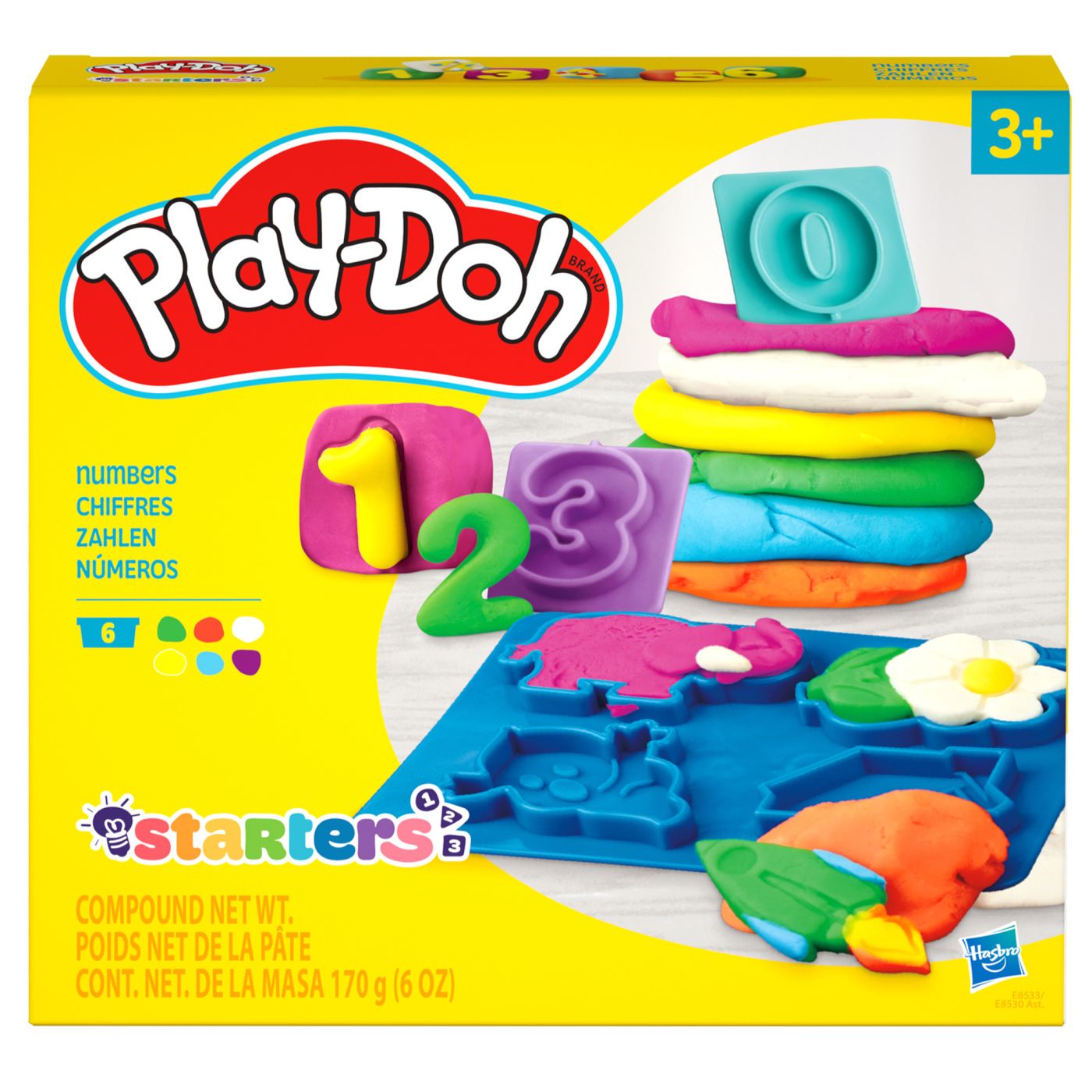 Play-Doh Set Forme Cifre Hasbro - Jucărie de Modelaj - Default Title [ps:4485a0d6-6efc-432a-9db8-8d387f8da503]