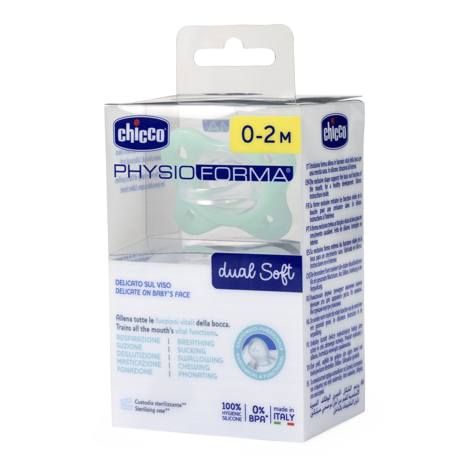 Suzeta anatomica Chicco PhysioForma DualSoft, 1buc, - Default Title [ps:b3b17003-09b5-4ee0-8319-5f7524cf3524]