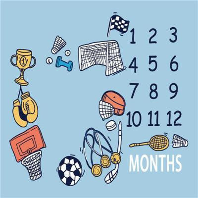 Paturica Milestone subtire pentru fotografii memorabile Sports Drool [ps:391b0e18-2649-4e3a-95c4-b2ef25f34bc7]