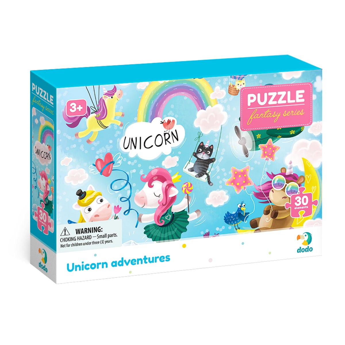 Puzzle Aventurile Unicornilor 30 piese - Dodo Toys - Default Title [ps:55df062d-a0f9-4523-9abd-2d7a22f9077e]