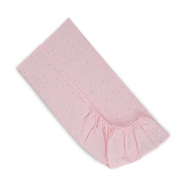 Cearceaf Lorelli cu Elastic, Bumbac Ranforce, 60x120 cm - Pink Sky [ps:f353bfff-6e52-495b-9311-b286dad8ed5c]