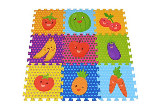 Covoraș Puzzle Fructe Knorr Toys, 9 piese, Spumă EVA - Default Title [ps:f6ce6476-2197-4189-ad57-276732c3ccdd]