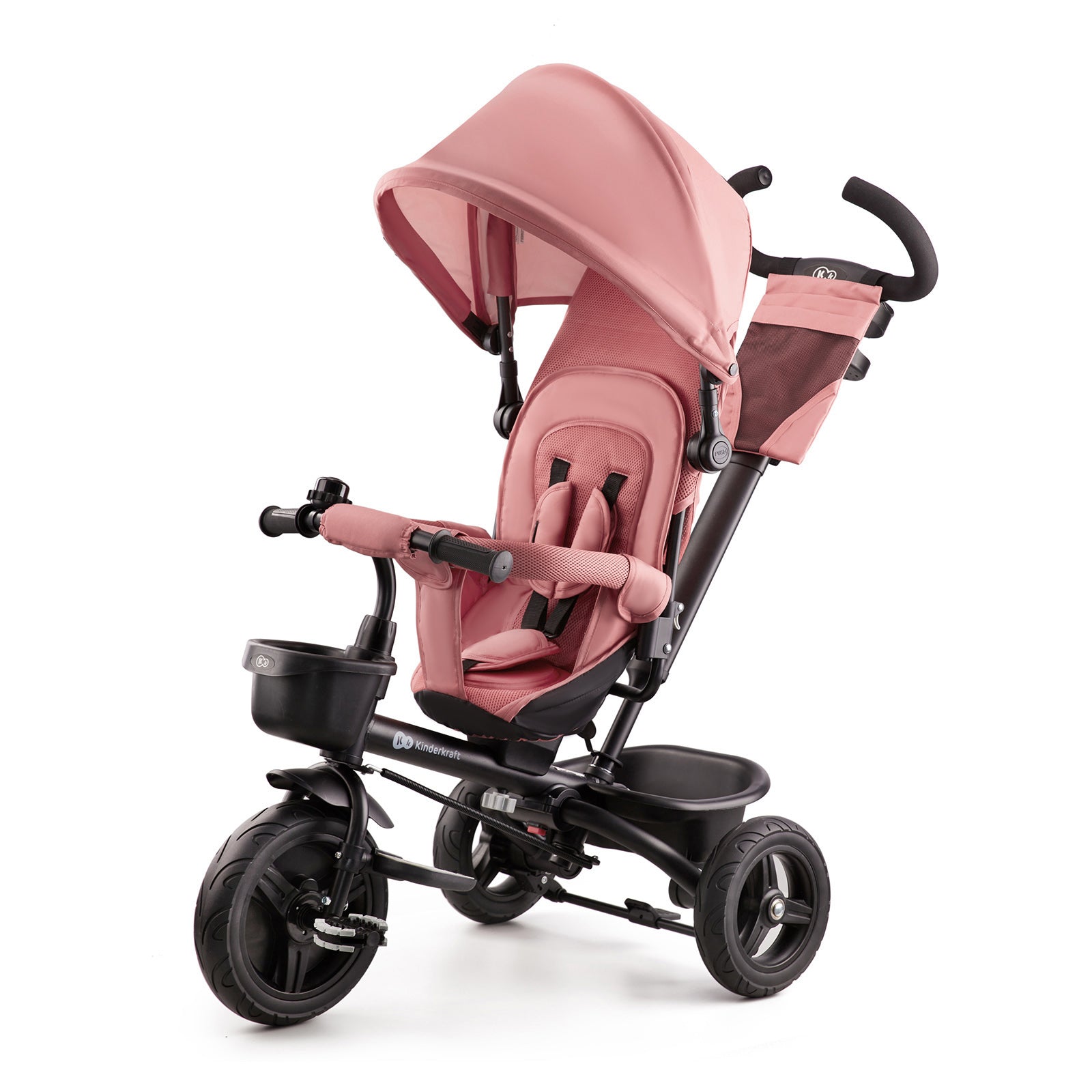 TRICICLETA COPII KINDERKRAFT AVEO, ROSE PINK [ps:5af5a11a-1415-4f90-939c-d15a9b128eff]