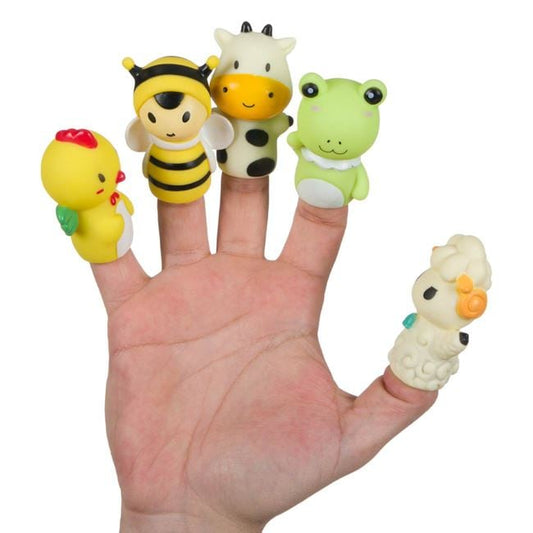 Jucărie Finger Puppet Animale Fermă Jumbo - Set 5 Bucăți - Default Title [ps:dec22459-9025-40c2-ab30-b7677a51e35d]