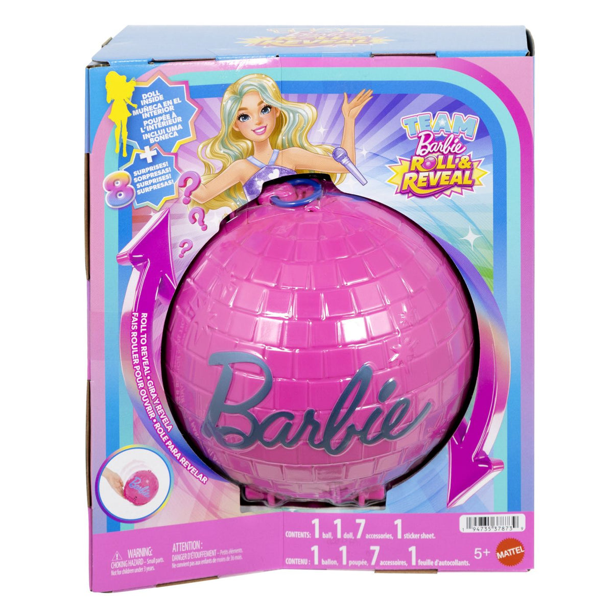 Barbie Team Rotește și Dezvăluie Papușă Surpriză - Mattel - Default Title [ps:68d97446-1d8c-4faf-b485-95bc563fff3b]