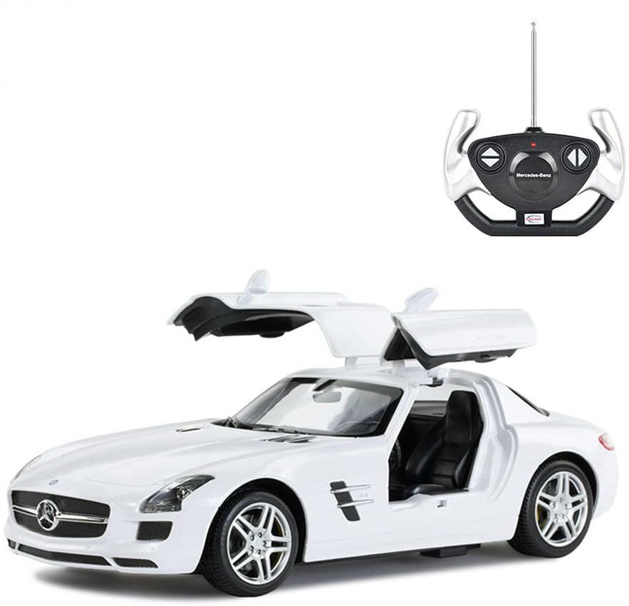 MASINA CU TELECOMANDA MERCEDES-BENZ SLR ARGINTIE SCARA 1 - Alb [ps:2a91c15d-0b35-4eb5-8af7-738d80881d3c]