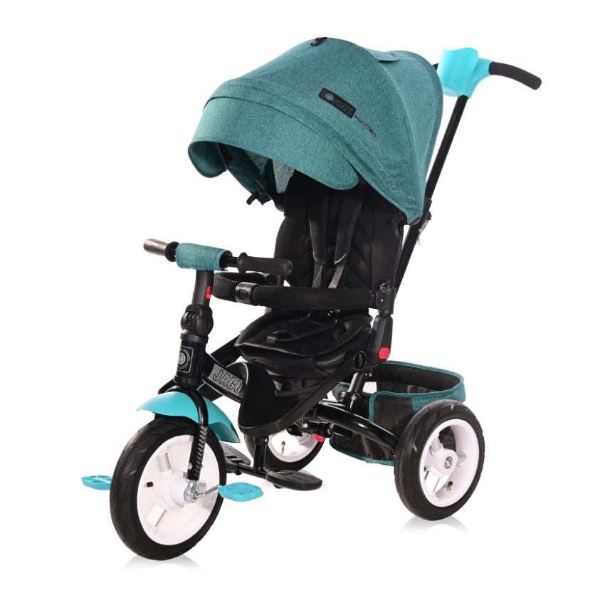 Tricicletă 4in1 Lorelli Jaguar Air, Roți Mari, Red & Black - Verde [ps:baeed300-10ba-4d4d-b6ff-65096a35a2e8]